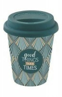 12x Coffee Mania Becher m. Deckel in GB ´´Good Times´´, 220 ml