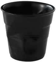 Revol - Cappuccino Tasse CHIARA - Porzellan - schwarz - 8.5 cm