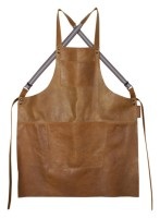 Lederschürze Vintage Cognac