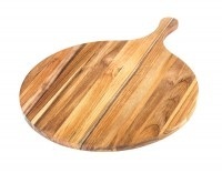 Teak Atlas Brett mit Griff rund, Ø 36 x 1.4 cm