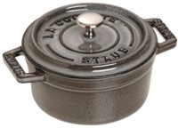 1x Topf rund mini grau 0.25 lt., 10cm