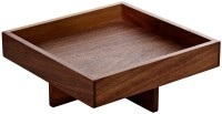 Playground Ananti Menage eckig Nussbaum 18x18cm auf Fuss 4cm