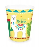 Scrapcooking - 8er-Set Becher Lama - Blau