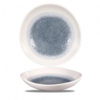 Churchill - Suppenteller Raku - Blau
