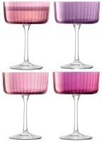 4er Set Gems Champagner/Cocktail Gläser 230ml Granat assort.
