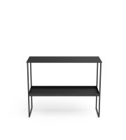 Konsolentisch - 2 Ablagen Bull Black 29x78x62cm