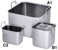 Bain Marie Einsatz Serie A 24x24cm 8cm