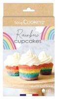 4er Set Backpulver Regenbogenfarben