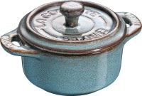 Staub - Schmortopf mit Deckel Mini 10 cm - Blau