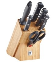 1x ZWILLING Gourmet Messerblock, natur, 7-tlg.