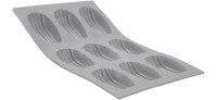 1x Elastomoule Backform 30x17.6cm für 9 Madeleines