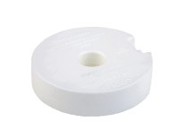 Kühlakku, rund D10.5cm, H2.5cm, weiss