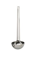 1x Schöpflöffel Ø 14cm, Stiel L: 43cm Edelstahl