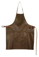 Küchenschürze Grillen / Leder - Dutchdeluxes braun en leder