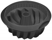 Lékué-Classic, Kuchenform aus Silikon 22 cm, Schwarz