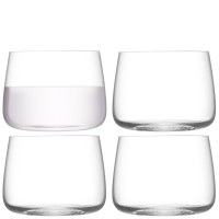 4er Set Metropolitan Stemless Glas 360ml klar