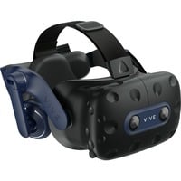 HTC Vive Pro 2 Schwarz Virtual Reality Brille inkl. Bewegungssensoren, mit integriertem Soundsystem