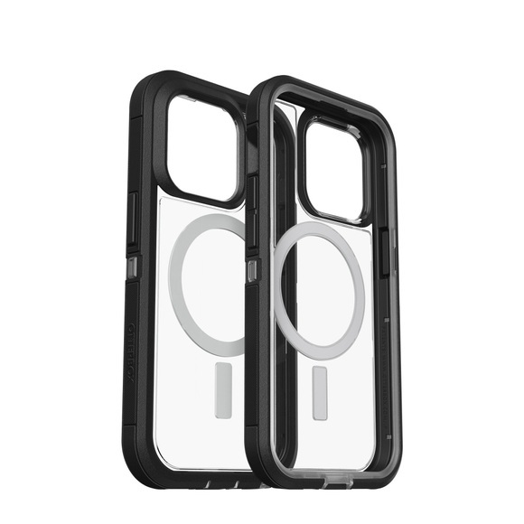 Otterbox Defender XT Cover Apple iPhone 14 Pro Transparent, Schwarz