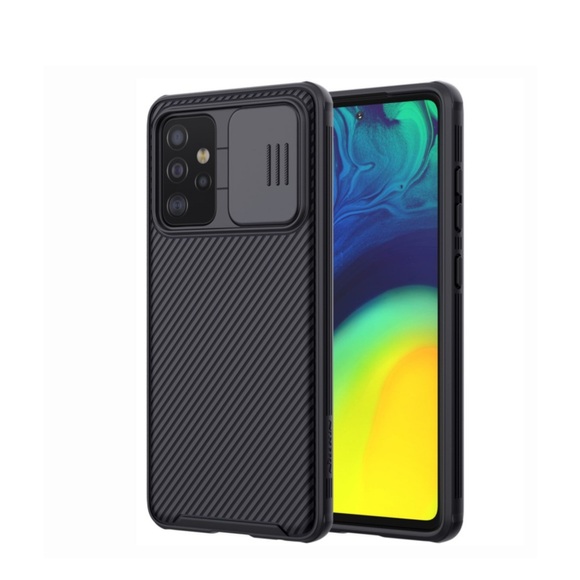 Nillkin - Samsung Galaxy A52s 5G / A52 (5G) Schutz Hülle Cam-Slider Kameraschutz - Schwarz