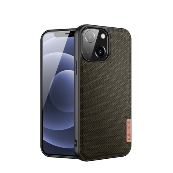 Dux Ducis - iPhone 13 Hybrid Hülle TPU Bumper + Nylon Rückseite - Grün / Schwarz