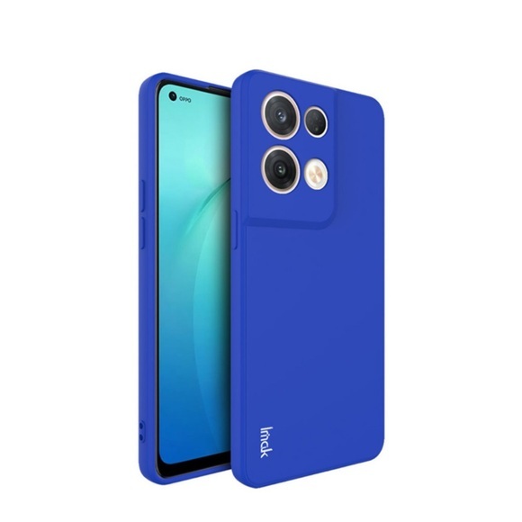 IMAK - Oppo Reno8 Pro Gummi Case Ultra Thin Hülle - Blau