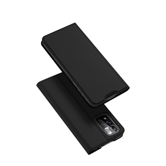 Dux Ducis - Xiaomi Redmi Note 11 Pro+ / 11 Pro+ 5G Flip Wallet Cover Leder Tasche - Schwarz