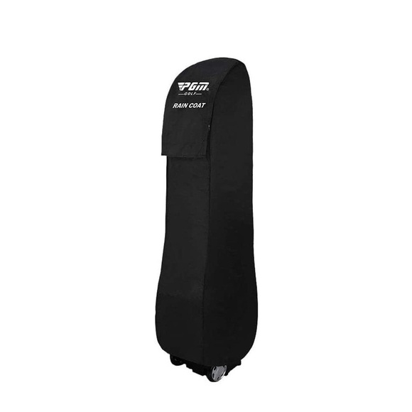 (125x59x128cm) Golf Taschen Abdeckung Regenmantel Wasserdichte Abdeckplane UV-Schutz / Regenschutz - Schwarz