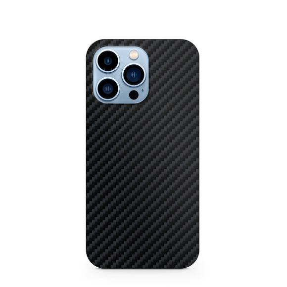 Epico - iPhone 13 Pro Max MagSafe Aramid Schutzhülle (60510191300001) - Schwarz (Carbon)