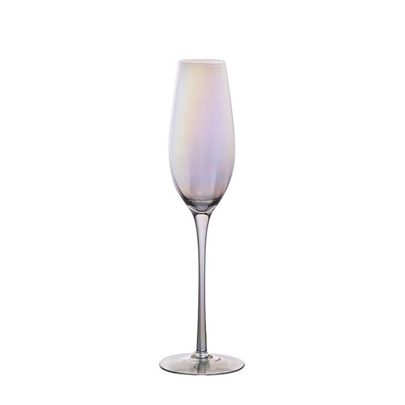 (250ml) Irisierendes Sektglas Rainbow Prosecco Glas