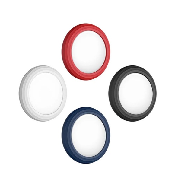 ESR Air Tag Stick-On Tag, black+white+blue+red, Air Tag a