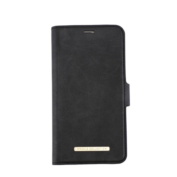 Onsala - 2in1 iPhone 12 Pro Max Wallet Case Tasche Flip Cover + Magnetische Hülle - Schwarz