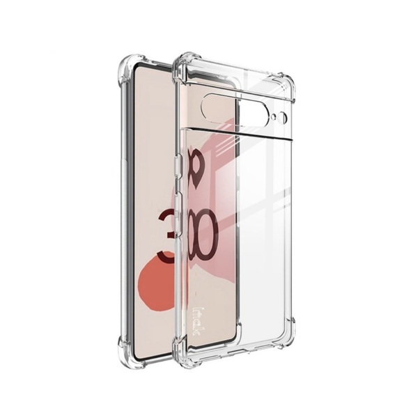 IMAK - Google Pixel 7 Pro Gummi Hülle Air Cushion Fallschutz - Transparent
