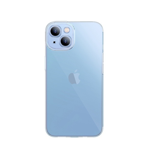 Baseus - iPhone 14 Plus Simple Case Gummi Hülle - Transparent