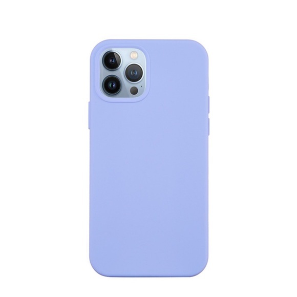 iPhone 14 Pro Max Soft Touch Silikon Case Hülle - Lila