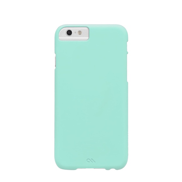 Case Mate - iPhone 8 / 7 / 6S / 6 Barely There Ultra Thin Hardcase Hülle (CM033502) - Türkis
