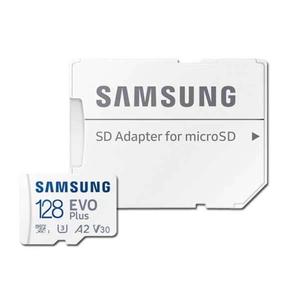 Samsung - 128GB EVO Plus Micro-SDXC TransFlash Speicherkarte 130MB/s UHS-I U3 A2 V30 + SD Adapter