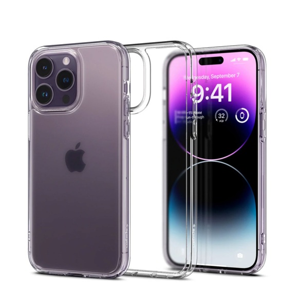 Spigen - iPhone 14 Pro Ultra Hybrid Case Hülle (ACS04960) - Transparent (Matt)