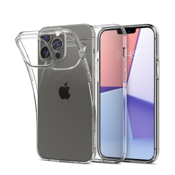 Spigen - iPhone 13 Pro Liquid Crystal Case Gummi Hülle (ACS03254) - Transparent