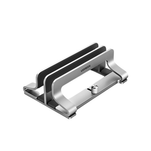 Ugreen - Aluminium Desktop Tisch Ständer Dual Vertical Stand Macbook / Notebook - Grau