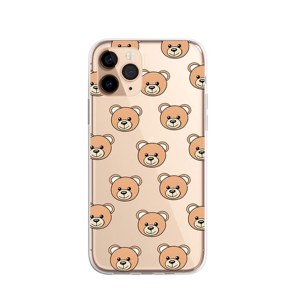 Apfelkiste © - iPhone 11 Pro Max Gummi Case Hülle Ultra Thin Süsse Teddys - Transparent