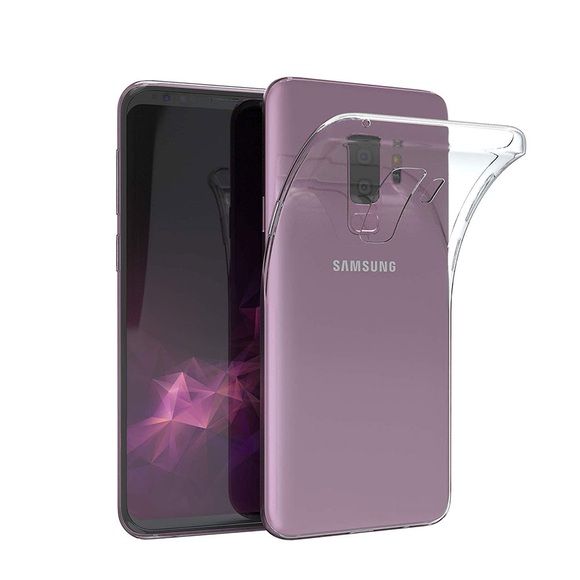 Apfelkiste© - Samsung Galaxy S9+ Plus Gummi Case Hülle Ultra Thin 0.8 mm - Transparent