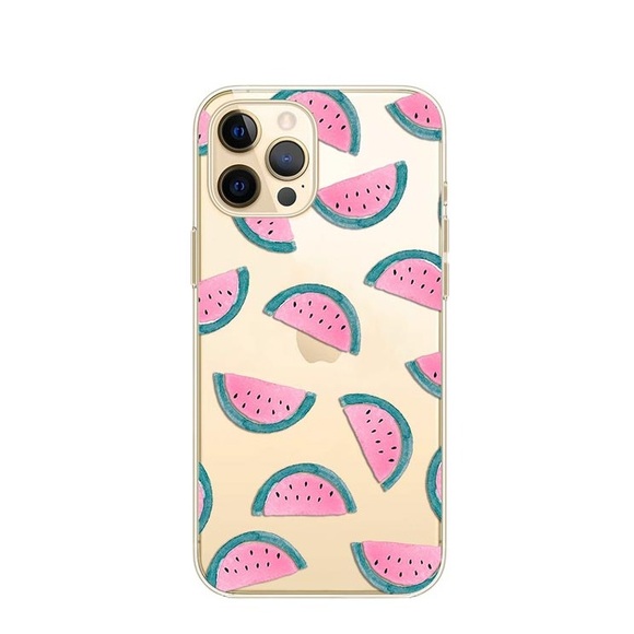Apfelkiste © - iPhone 11 Pro Gummi Case Hülle Ultra Thin Wassermelonen - Transparent
