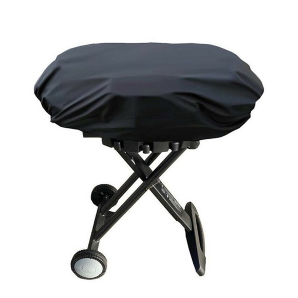 BBQ Grill Abdeckung Wasserdichte Abdeckplane UV-Schutz / Regenschutz / Winterfest (90 x 55 x 27cm) - Schwarz