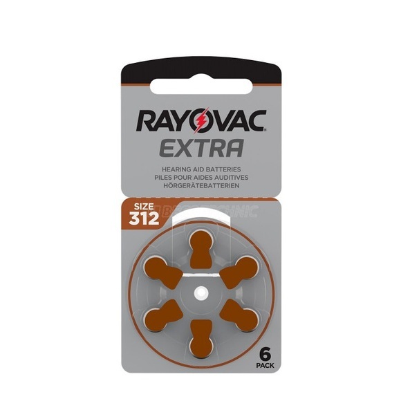 RAYOVAC Batterie »Extra Advanced«, PR41, (Packung, 6 St.)