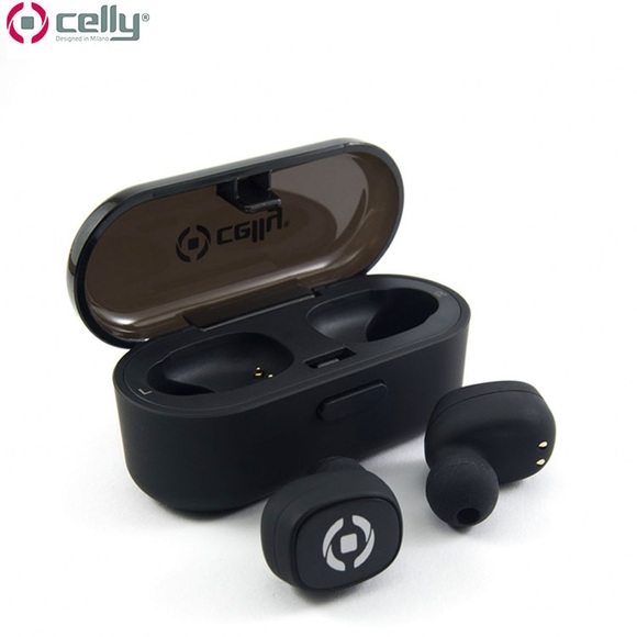 Celly True Wireless Bluetooth Headset in Ear black Black