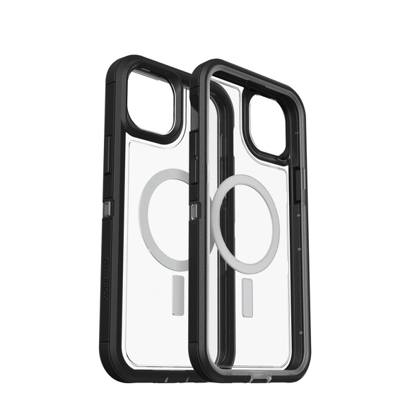 Otterbox Defender XT Case Apple iPhone 14 Plus Transparent, Schwarz