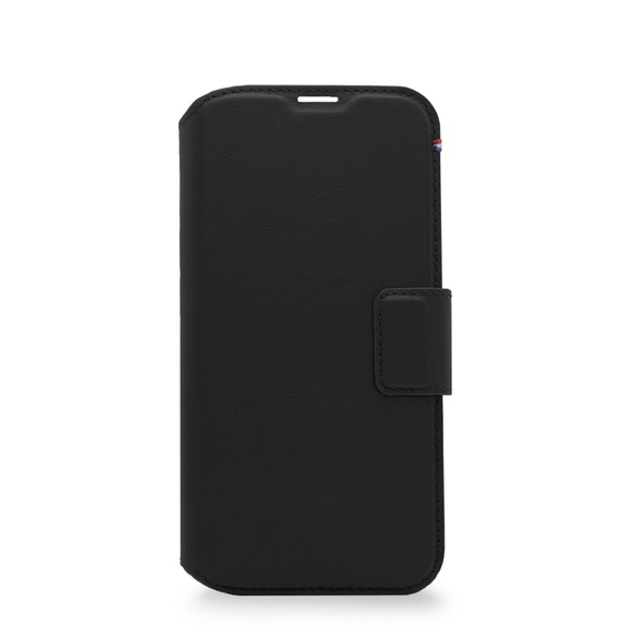 Decoded - 2in1 iPhone 14 MagSafe Echtleder Magnet Wallet Case Tasche Flip Cover (D23IPO14DW5BK) - Schwarz