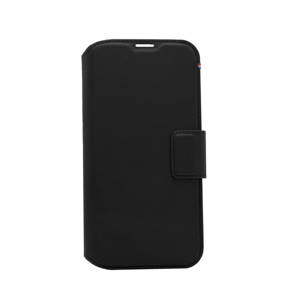 Decoded - iPhone 14 MagSafe Echtleder Modu Wallet Tasche (D23IPO61MW1BK) - Schwarz