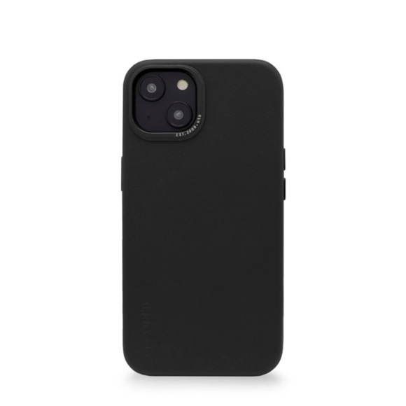 Decoded - iPhone 14 Plus MagSafe Echtleder Hülle (D23IPO14MBC1BK) - Schwarz