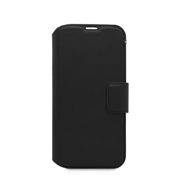 Decoded - iPhone 14 Plus MagSafe Echtleder Modu Wallet Tasche (D23IPO67MW1BK) - Schwarz